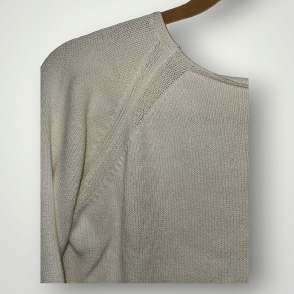 Zara Knit creme knit sweater Medium - Picture 7 of 10